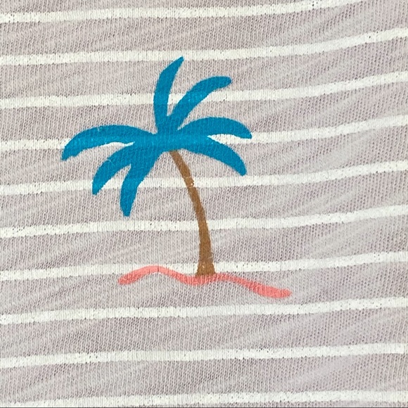 Fresh Produce Cotton Tee Shirt Beach Print Sz S - Picture 3 of 5